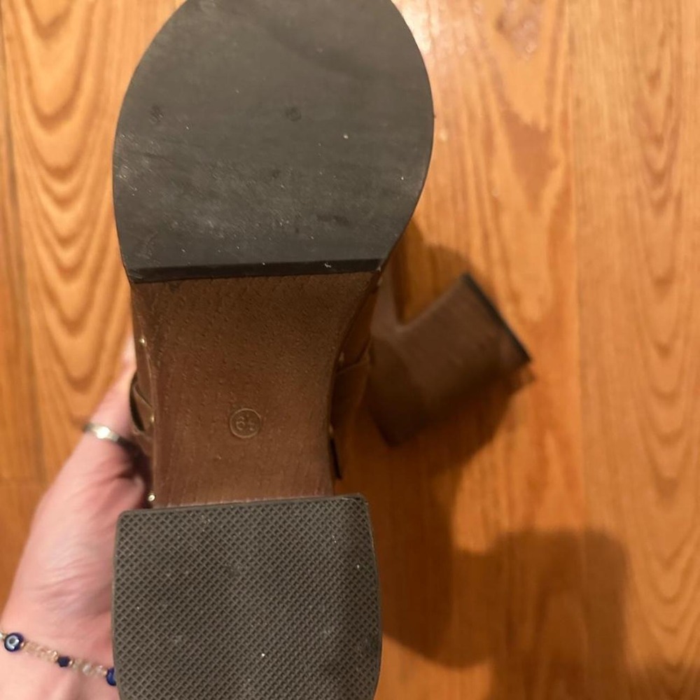 Brown Platform Clogs - Picture 6 of 6